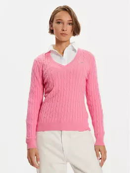 Облегающий свитер Gant, розовый