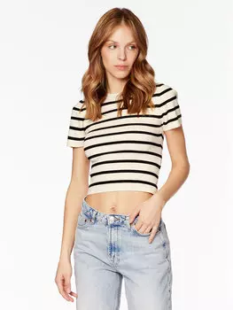 Облегающий свитер Gina Tricot, мультиколор