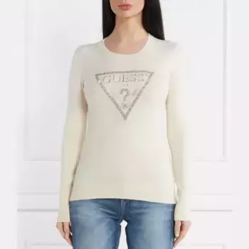 Облегающий свитер Guess, бежевый