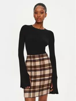 Облегающий свитер Kontatto, черный