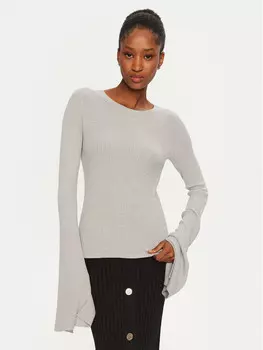 Облегающий свитер Kontatto, серый