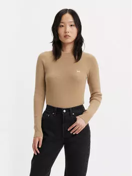 Облегающий свитер Levi's, бежевый