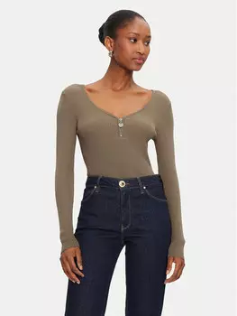 Облегающий свитер Morgan, бежевый