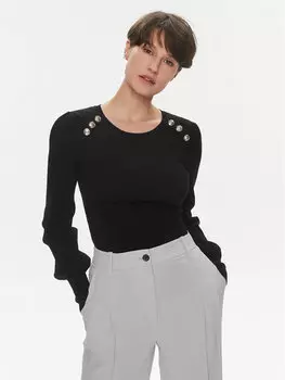 Облегающий свитер Morgan, черный