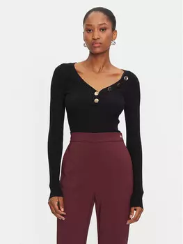 Облегающий свитер Morgan, черный