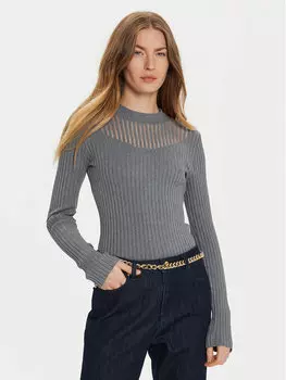 Облегающий свитер Morgan, серый