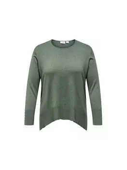 Облегающий свитер Only Carmakoma, зеленый