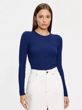 Облегающий свитер Pieces, синий