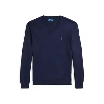 Облегающий свитер Polo Ralph Lauren, синий