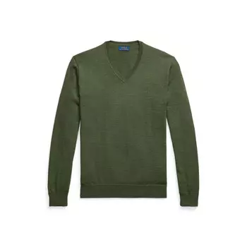 Облегающий свитер Polo Ralph Lauren, зеленый