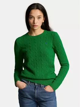 Облегающий свитер Polo Ralph Lauren, зеленый
