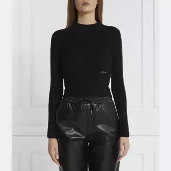 Облегающий свитер с добавлением шерсти Guess, черный