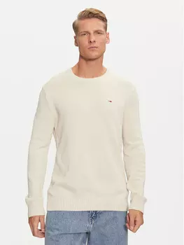 Облегающий свитер Tommy Jeans, бежевый