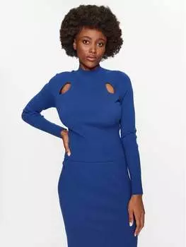Облегающий свитер Vero Moda, синий