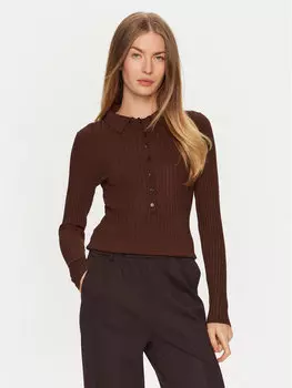 Облегающий свитер Vicolo, коричневый