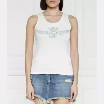 Облегающий топ Aeronautica Militare, белый