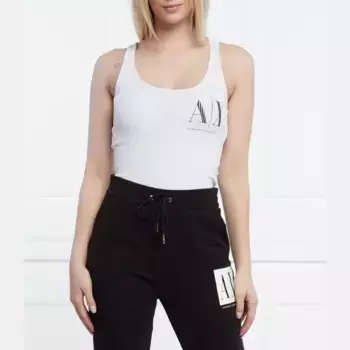 Облегающий топ Armani Exchange, белый