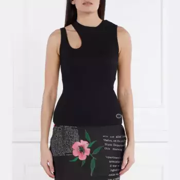 Облегающий топ Desigual, черный