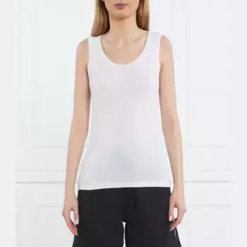 Облегающий топ Emporio Armani, белый