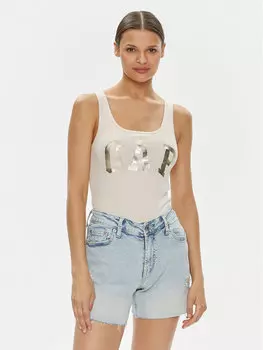 Облегающий топ Gap, экрю