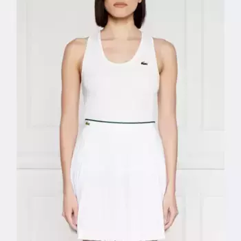 Облегающий топ Lacoste, белый