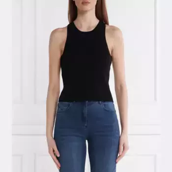 Облегающий топ Michael Kors, черный