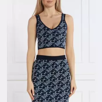 Облегающий топ Michael Kors, синий