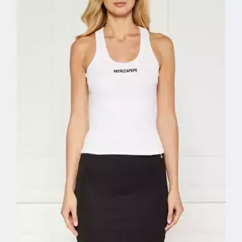 Облегающий топ Patrizia Pepe, белый