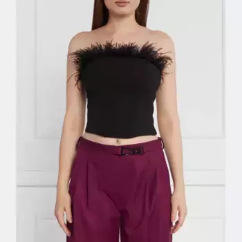 Облегающий топ Patrizia Pepe, черный