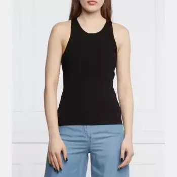 Облегающий топ Patrizia Pepe, черный