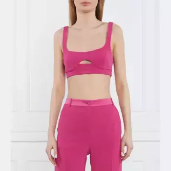 Облегающий топ Patrizia Pepe, розовый