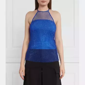 Облегающий топ Patrizia Pepe, синий