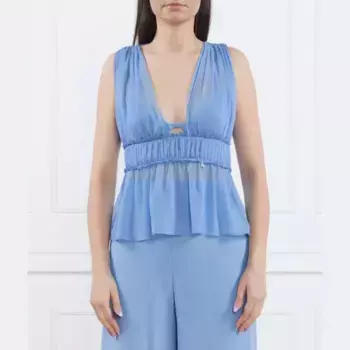 Облегающий топ Patrizia Pepe, синий