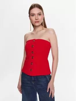 Облегающий топ Pinko, красный