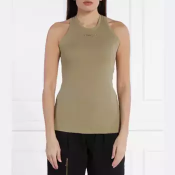 Облегающий топ Pinko, зеленый