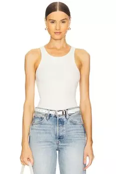 Облегающий топ с высоким воротом Eterne, бежевый