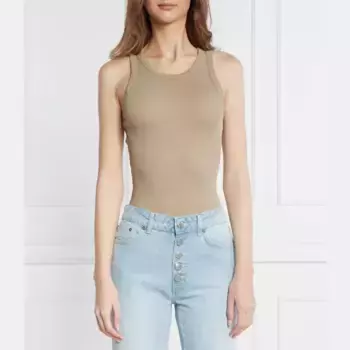 Облегающий топ Samse Samse, бежевый