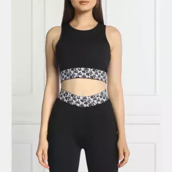 Облегающий топ The Kooples, черный