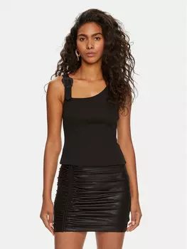 Облегающий топ Versace Jeans Couture, черный