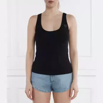 Облегающий топ в стиле Чикаго Pinko, черный