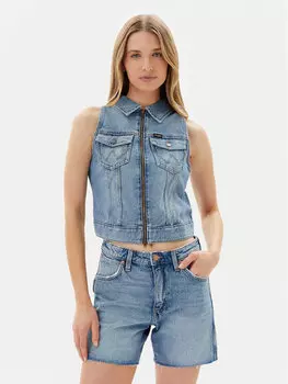 Облегающий жилет 112362590 Wrangler, синий