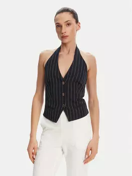 Облегающий жилет FR25SJ5002W761D4 Fracomina, синий