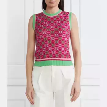 Облегающий жилет Pinko, розовый