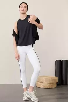 Облегченная сетчатая майка Athleta, черный