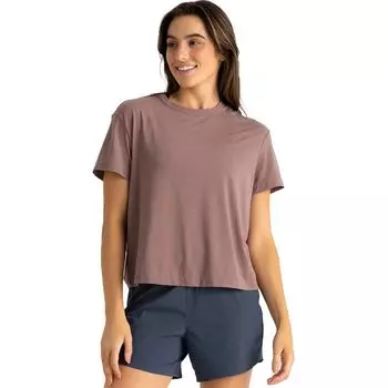 Облегчённая футболка Elevate Free Fly, цвет fig