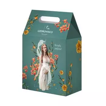 Облепиха, подарочный набор уходовой косметики, 2 шт. Uzdrovisco