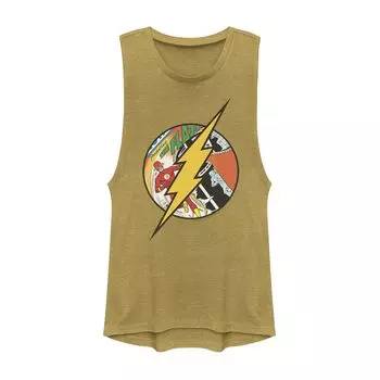 Обложка флеш-комиксов DC Comics для юниоров с логотипом Muscle Tank Licensed Character