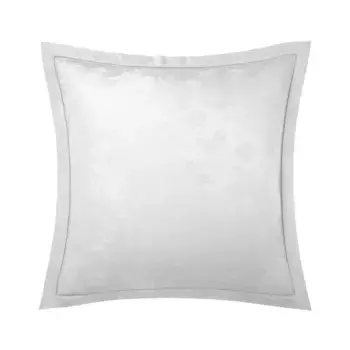 Обложка из хлопкового атласа Bethany Ralph Lauren Home Quadrant, серебро