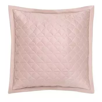 Обложка на квадрат из египетского хлопкового атласа 430 ниток Мягкая Amalia Home Collection, шарм розовый
