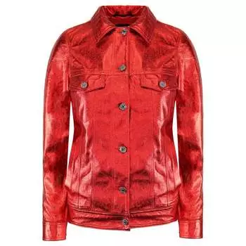 Обмен дальнобойщика женская красная куртка Armani, красный